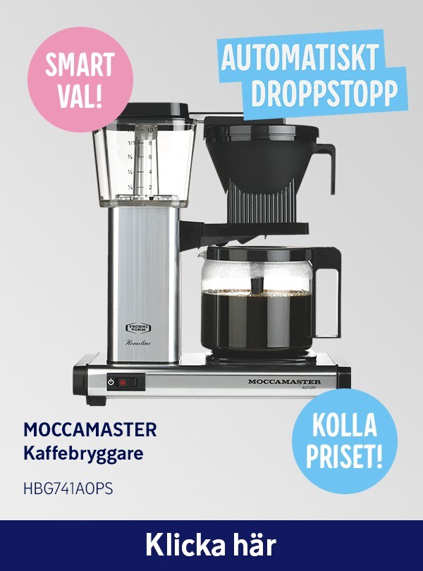 Moccamaster kaffebryggare H741AOW (vit) - Kaffebryggare - Elgiganten