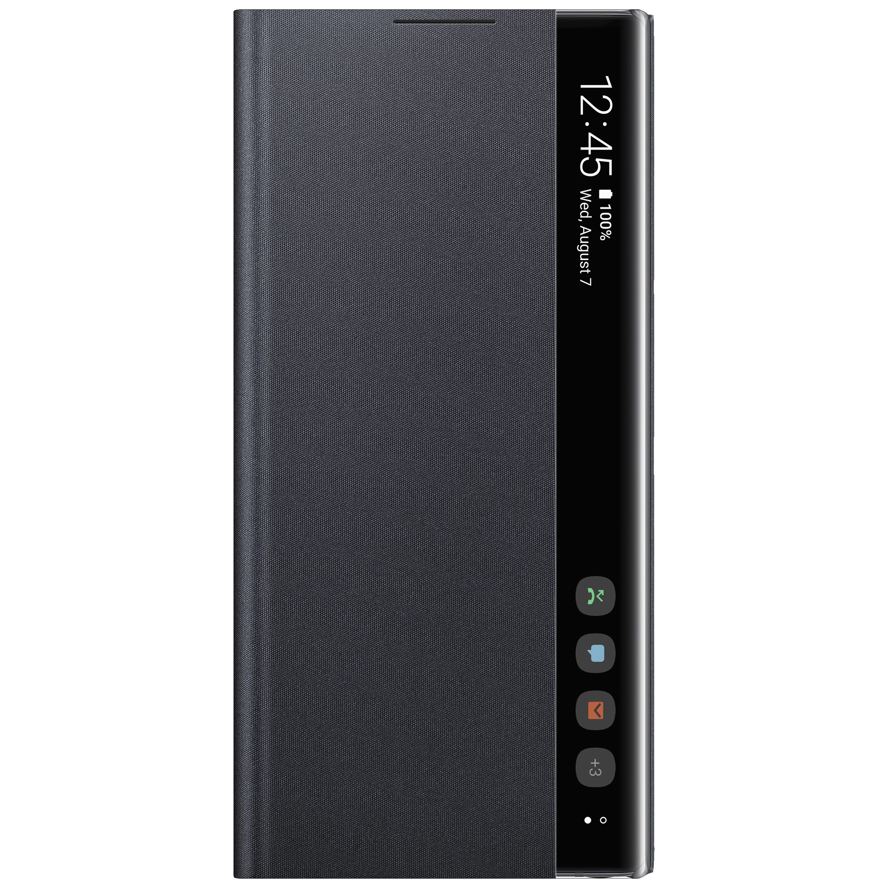 Samsung Galaxy Note 10 Clear View fodral (svart) - Skal och Fodral -  Elgiganten