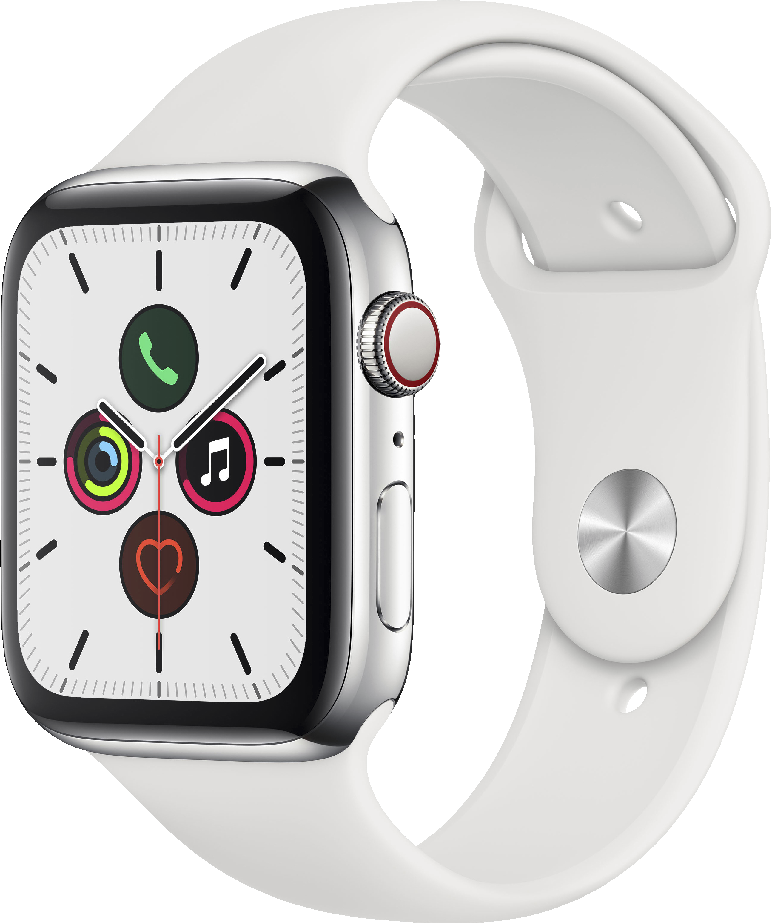 Apple Watch Series 5 44mm (GPS + mobil täckning) - Smartwatch ...