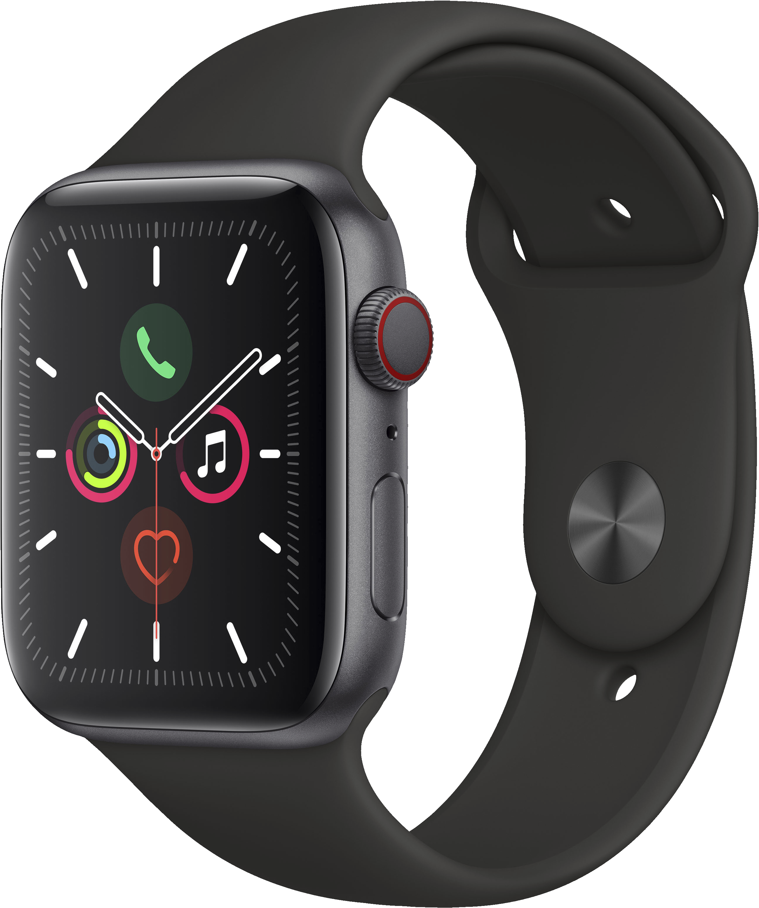 Apple Watch Series 5 44mm (GPS + mobil täckning) - Smartwatch ...