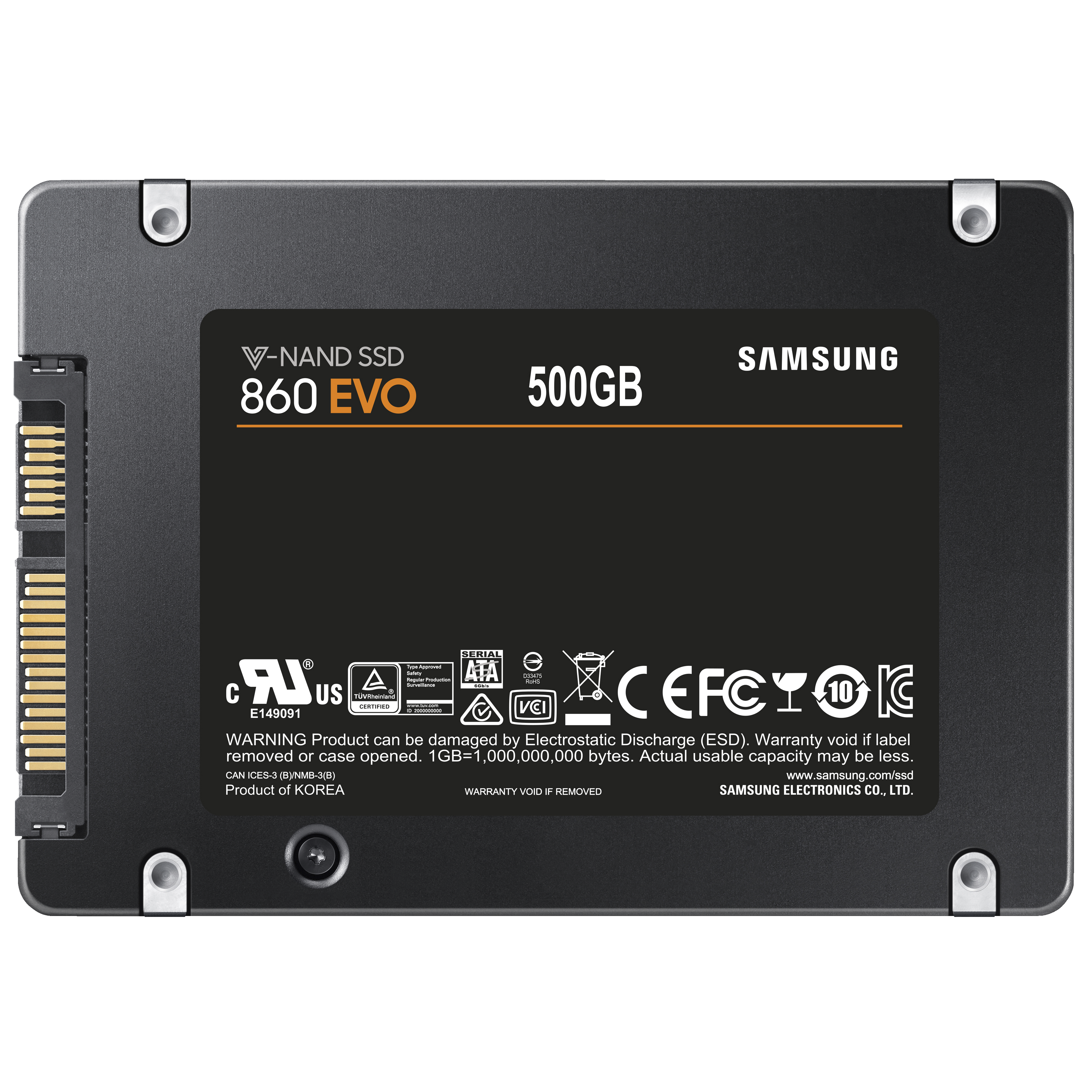 Samsung 860 EVO 2.5" SSD (500 GB) - Intern hårddisk, SSD - Elgiganten