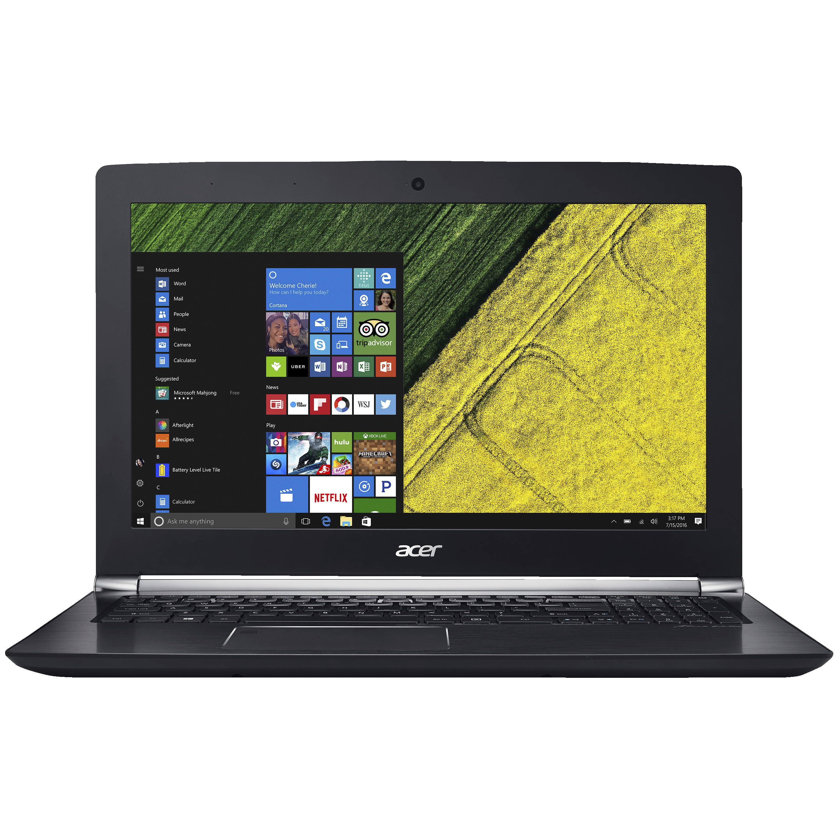 Acer Aspire V15 Nitro 15.6" bärbar dator (svart) - Laptop gaming ...