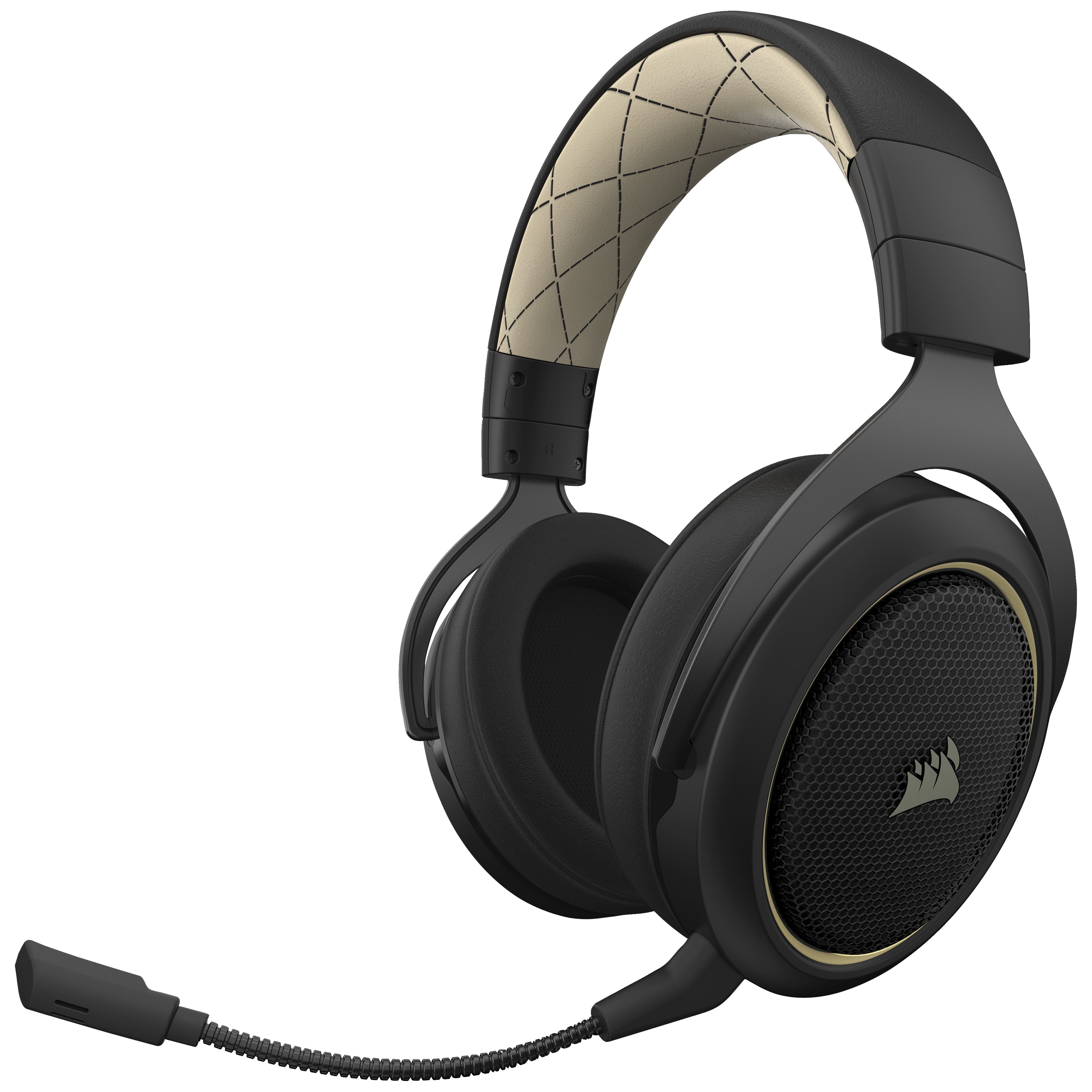 Corsair HS70 trådlöst headset (guld) - Gaming Headset - Elgiganten
