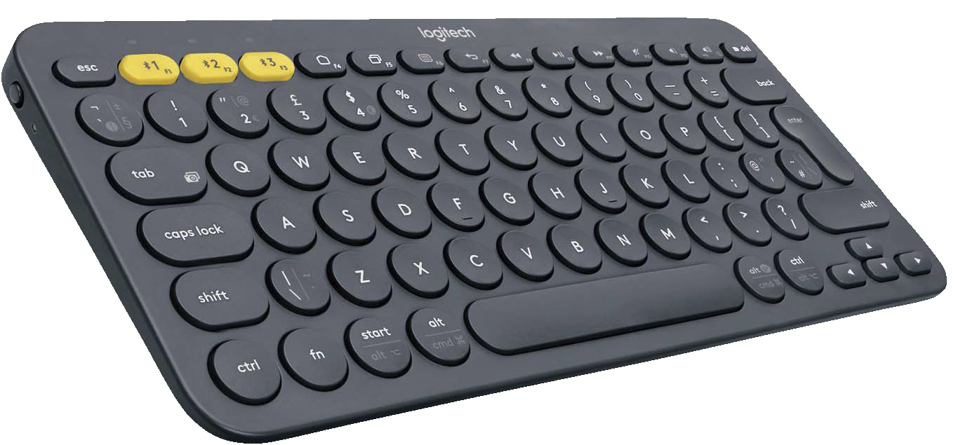 Logitech K380 Trådlöst tangentbord Bluetooth (grå) - Mus och Tangentbord -  Elgiganten
