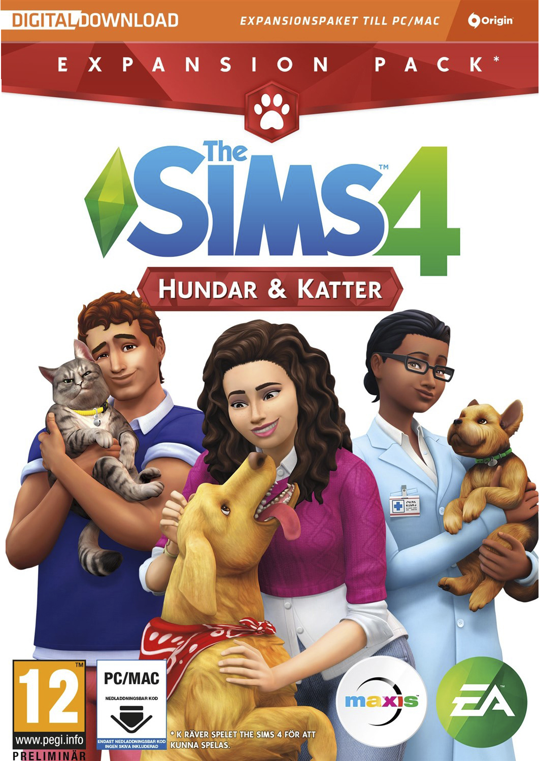 The Sims 4: 4 Hundar & Katter (PC/Mac) - Spel - Elgiganten