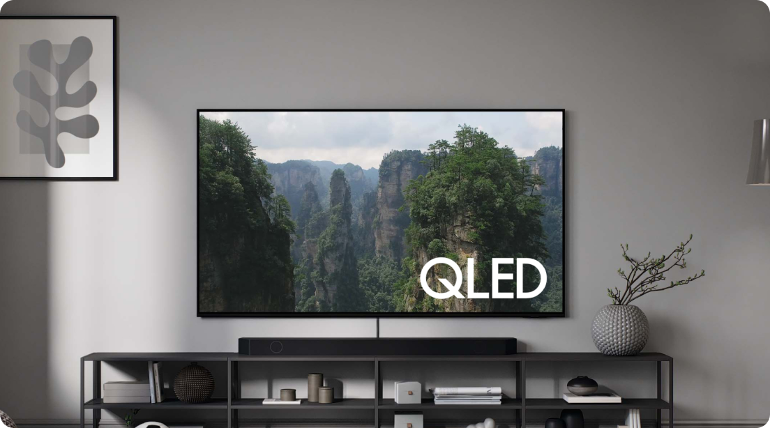 Choose bright TV that fits every room - Samsung QLED TV