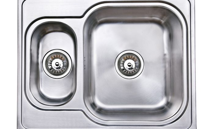 Epoq diskbänk i rostfritt stål.